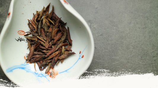Loose Leaf Aged Tea "Sun-Dried Purple Buds Wild Pu Er - 2018 pick"