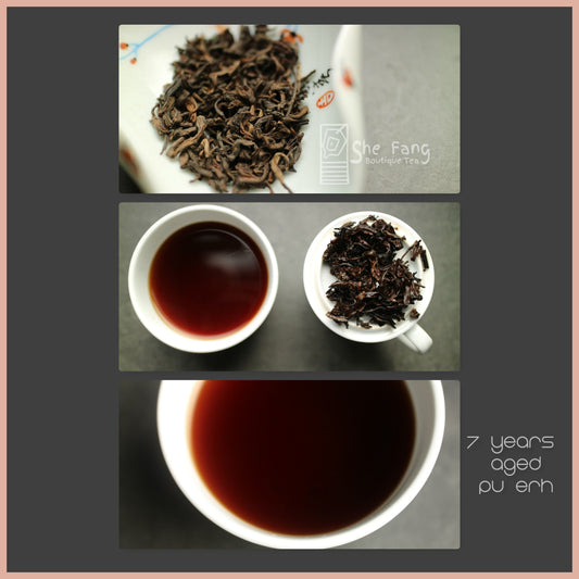 Tea sourcing batch N.240 - 7 years aged PU ERH grade 3 - Shu “Ripe/matured” - She Fang Boutique Tea