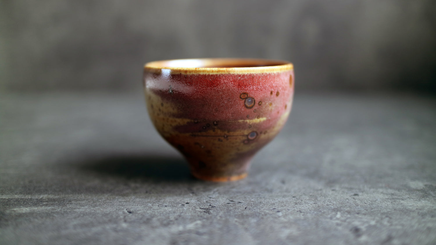 Ceramic Tea Cup "Smoked Salmon"