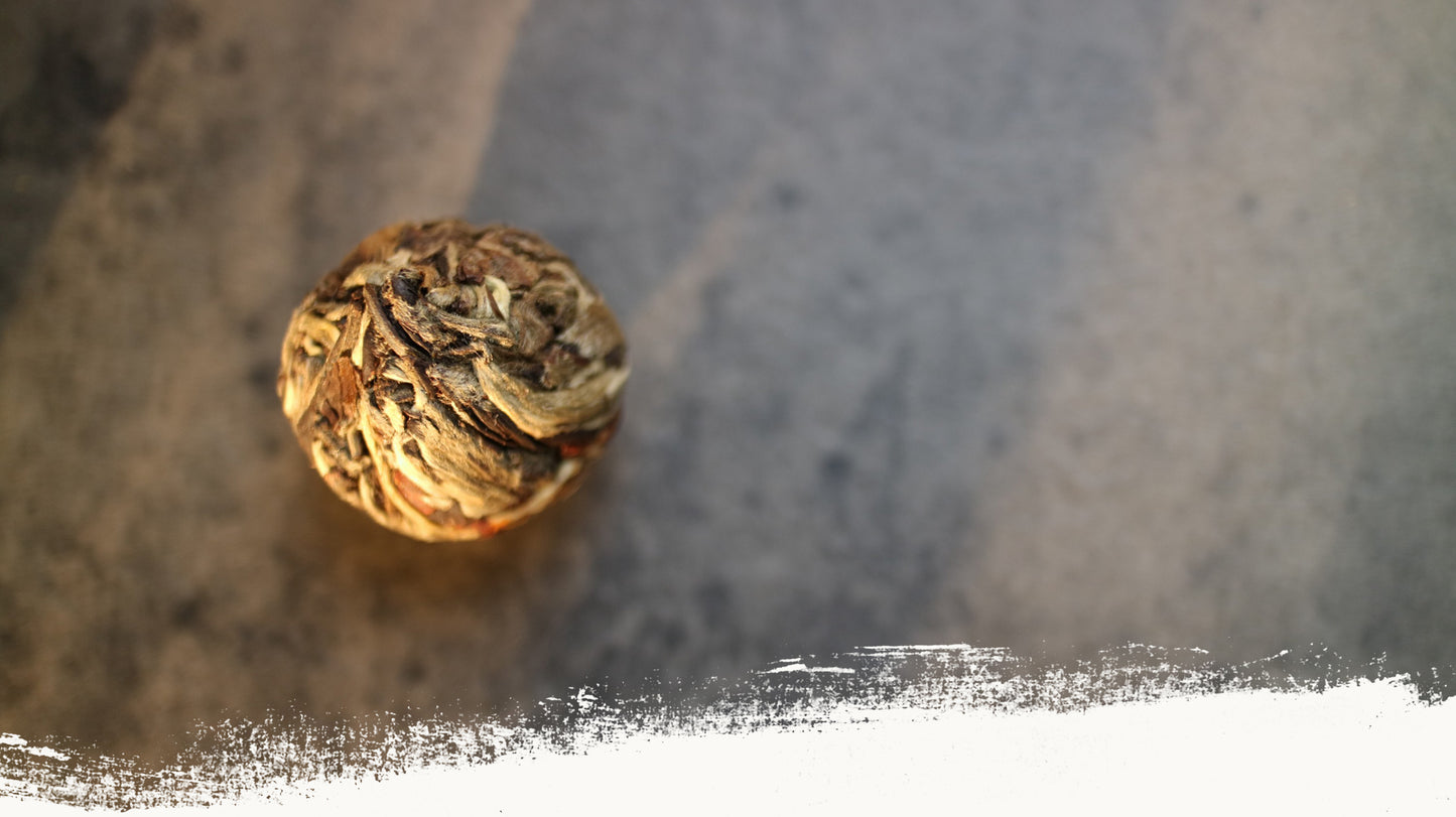Loose  Leaf Scented Tea "Moonlight & Snow Chrysanthemum Buds Dragon Ball (3 Balls)"